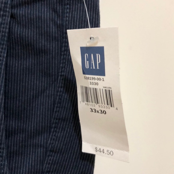 NWT GAP PANTS SIZE 33Wx 30L DARK BLUE - Picture 2 of 6